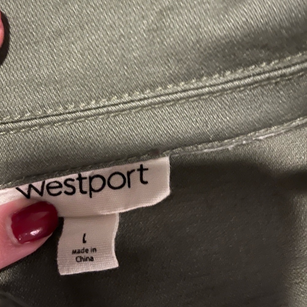 Green Jean Jacket Westport large - Picture 2 of 2